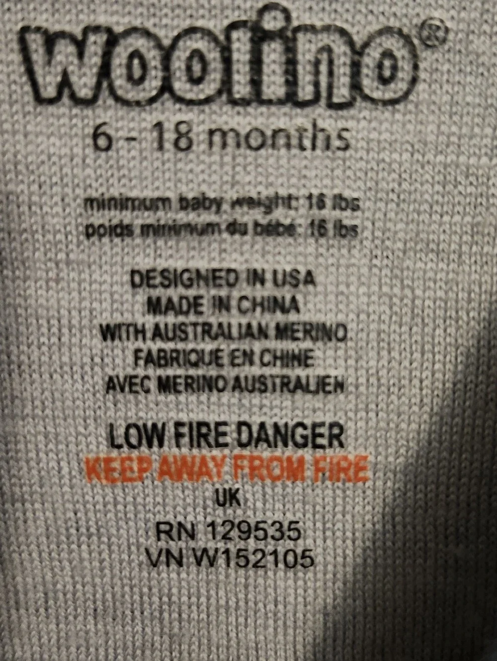 Woolino Sleepbag 6-18M